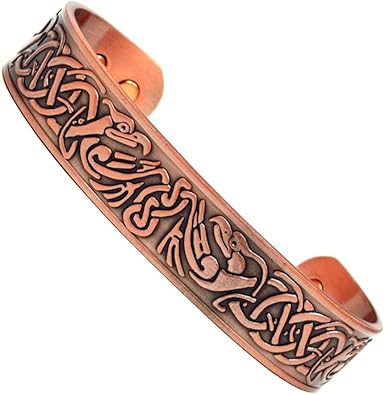 Pure Copper Magnetic Bracelet - Solid Copper Arthritis Pain Therapy Energy Cuff
