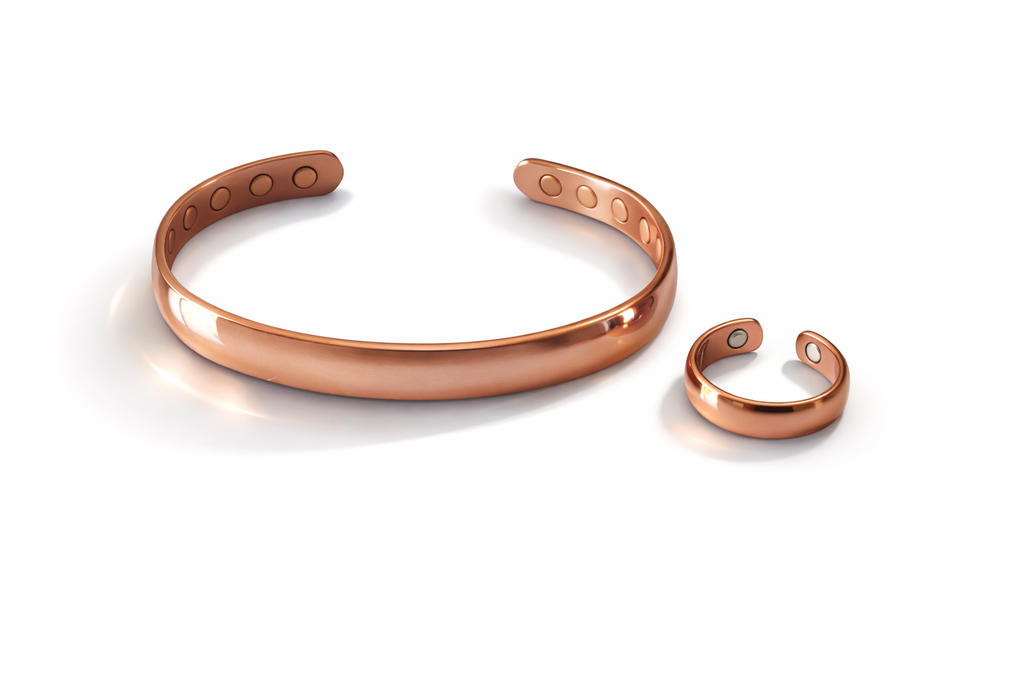 Copper Magnetic Bracelet for Men & Women – 99.99% Pure Copper, 8 Magnets, 16,000 Gauss
