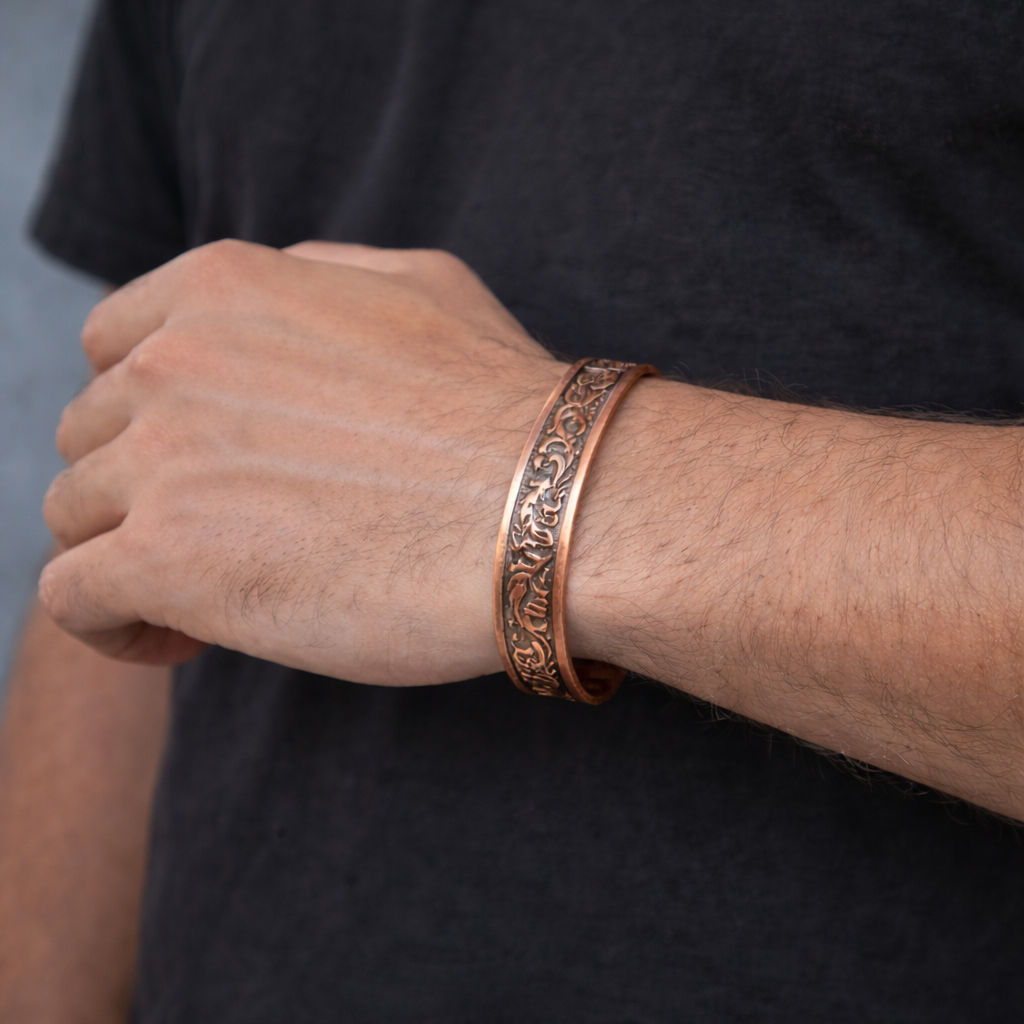 Magnetic Bracelet - Solid Copper Arthritis Pain Therapy Energy Cuff