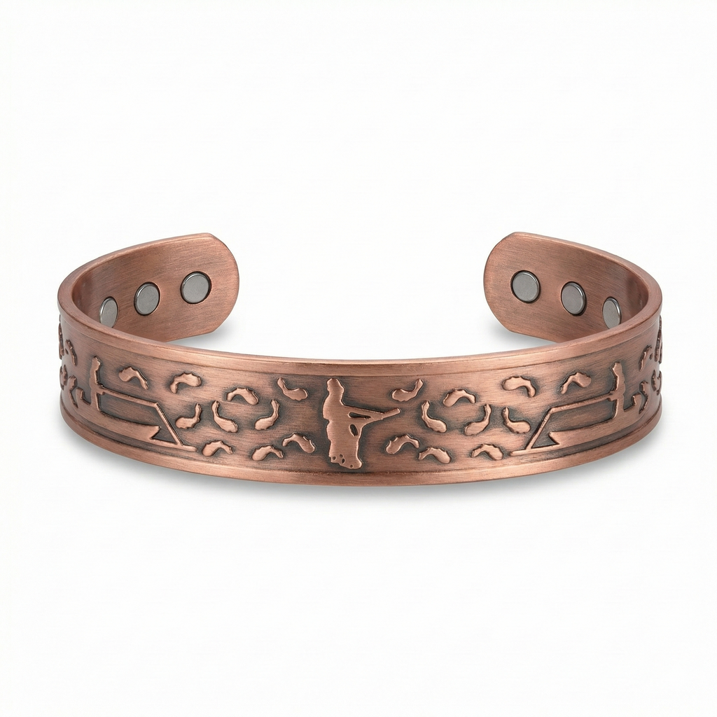 Pure Copper Magnetic Bracelet - Solid Copper  Energy Cuff