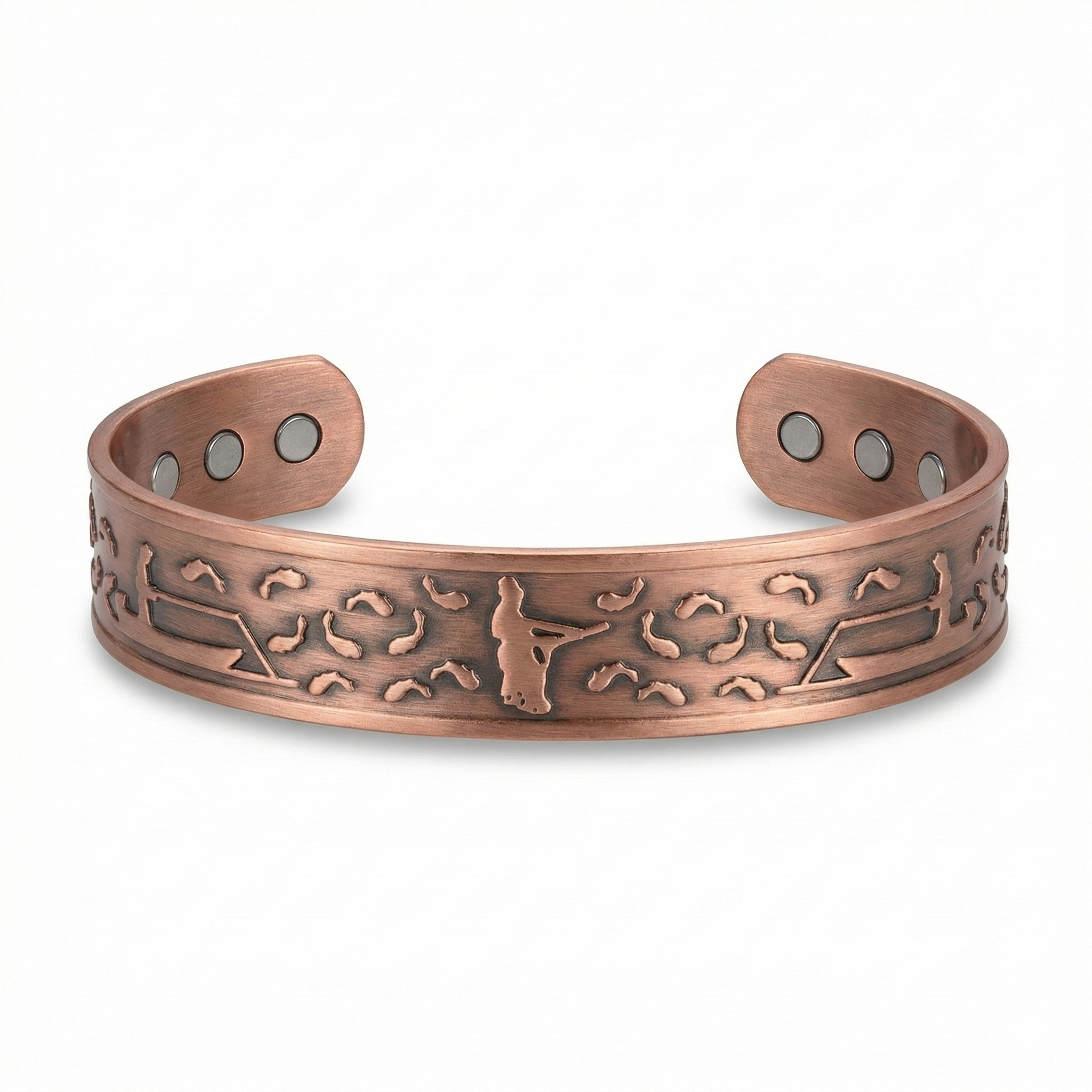 Pure Copper Magnetic Bracelet - Solid Copper Arthritis Pain Therapy Energy Cuff