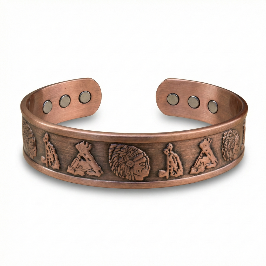 Pure Copper Magnetic Bracelet - Solid Copper Energy Cuff