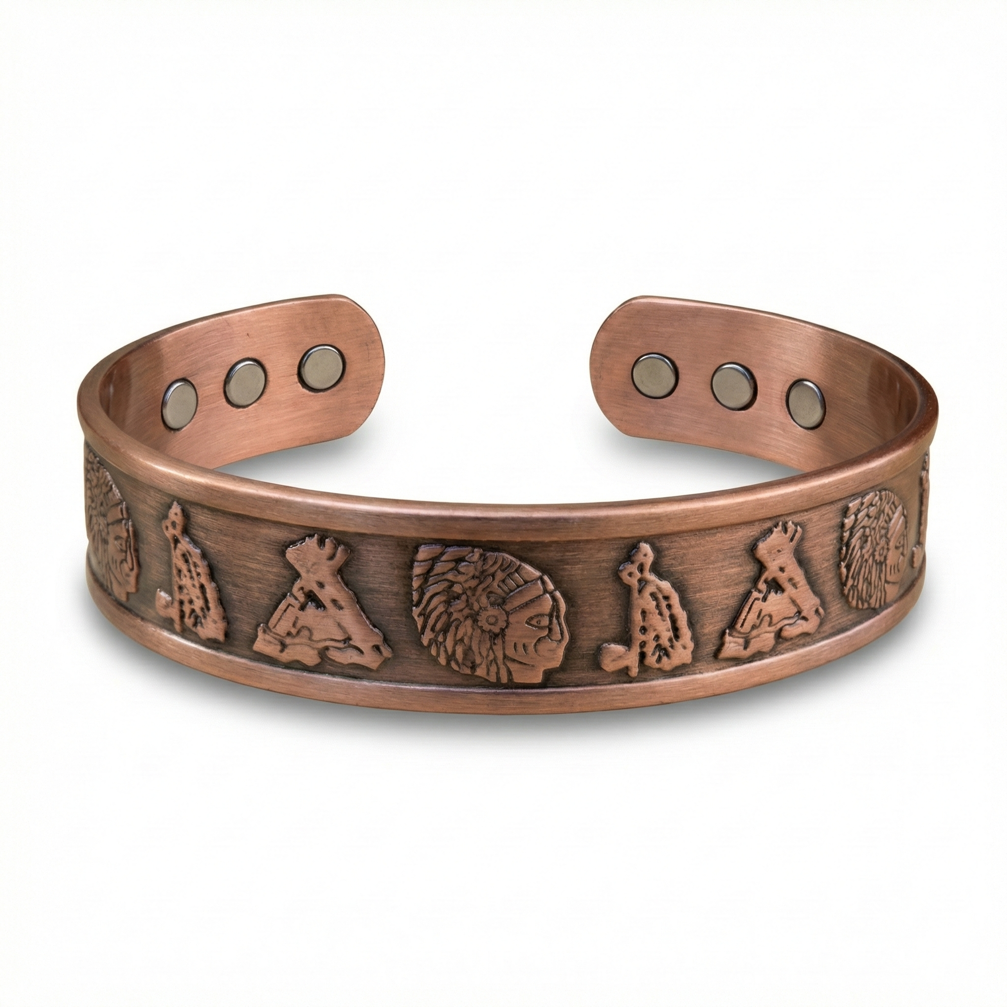 Pure Copper Magnetic Bracelet - Solid Copper Arthritis Pain Therapy Energy Cuff