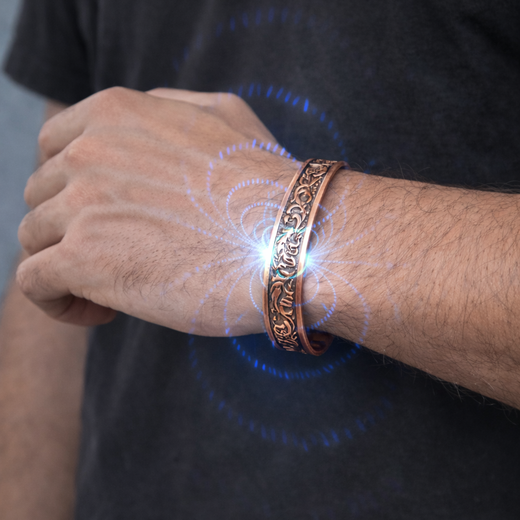 Magnetic Bracelet - Solid Copper Arthritis Pain Therapy Energy Cuff