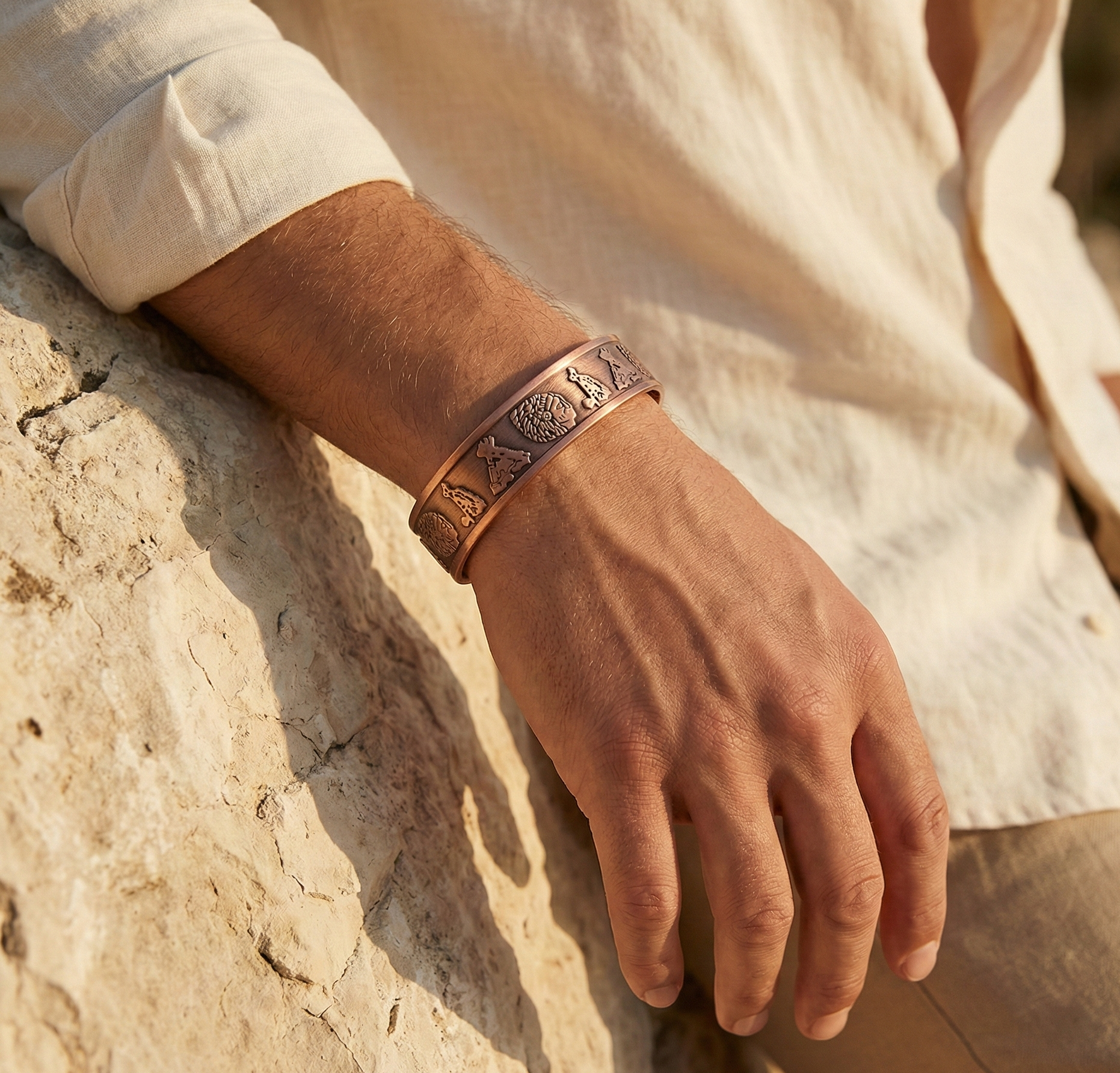 Pure Copper Magnetic Bracelet - Solid Copper Energy Cuff